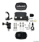 Wilwood Compact Tandem M/C - 1in Bore w/Bracket and Valve fits Mustang (Pushrod) - Black - My Store