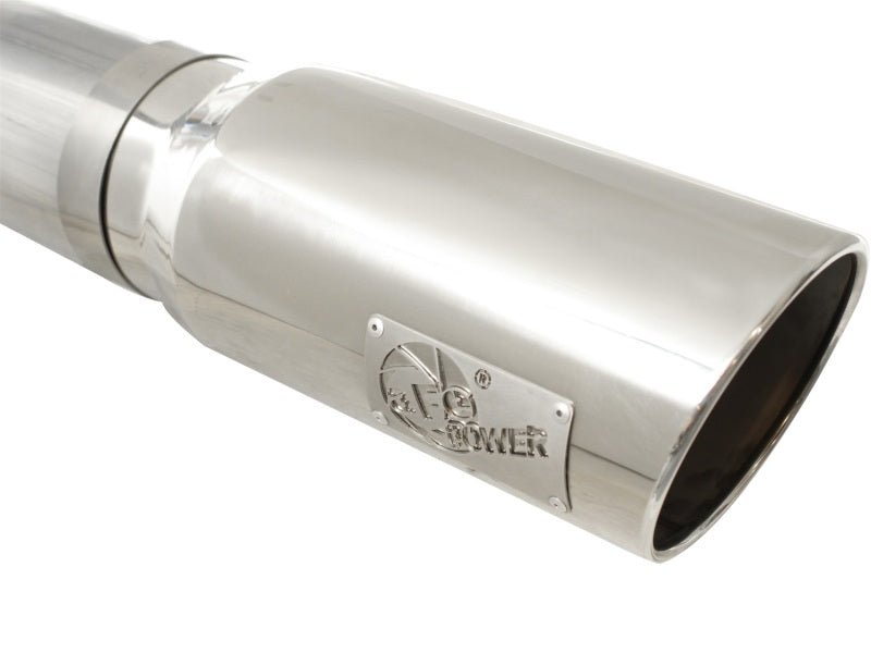 aFe MACHForce XP Exhaust 5in DPF - Back SS 11 - 13 GM Diesel Trucks V8 - 6.6L (td) (LML) (Pol Tip) - My Store