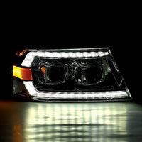 AlphaRex 06 - 08 Lincoln Mark LT LUXX - Series LED Projector headlights Black w/ Sequential Signal - My Store