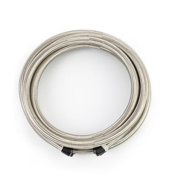 compare product Mishimoto 15Ft Stainless Steel Braided Hose w/ -6AN Fittings - Stainless