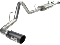 aFe MACHForce XP Exhaust Cat - Back SS - 409 07 - 09 Toyota Tundra V8 - 5.7L w/ Black Tip - My Store