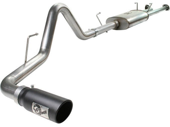 compare product aFe MACHForce XP Exhaust Cat-Back SS-409 07-09 Toyota Tundra V8-5.7L w/ Black Tip