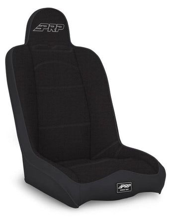 compare product PRP Daily Driver High Back Suspension Seat (Two Neck Slots) - All Black