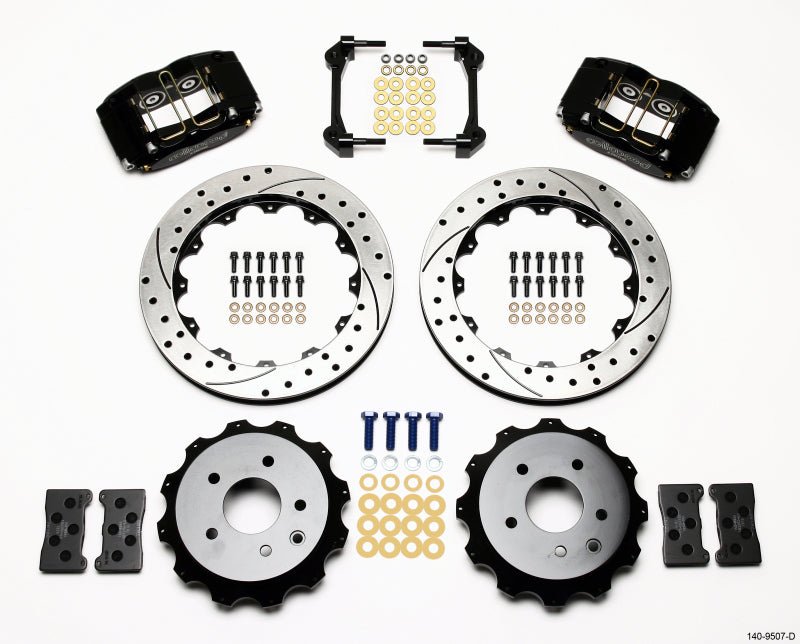 Wilwood Dynapro Radial Rear Kit 13.00in Drilled Nissan 350Z/Fiti G35 - My Store