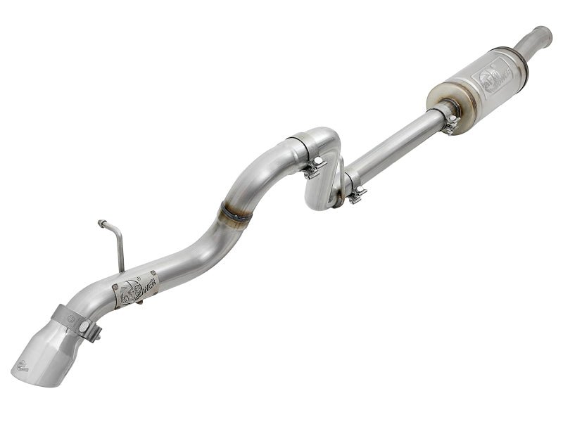 aFe MACH Force - Xp 2.5in 409SS Axle - Back Hi - Tuck Exh Sys w/ Pol Tip 18 - 20 Jeep Wrangler (JL) V6 3.6L - My Store