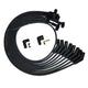 Moroso SB Ford 351W 135 Plug HEI Unsleeved Ultra Spark Plug Wire Set - Black - My Store