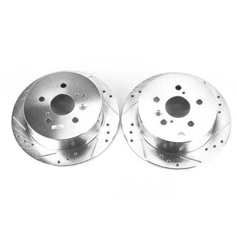 compare product Power Stop 04-06 Lexus RX330 Rear Evolution Drilled & Slotted Rotors - Pair