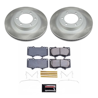 compare product Power Stop 03-09 Toyota 4Runner Front Semi-Coated Rotor Kit