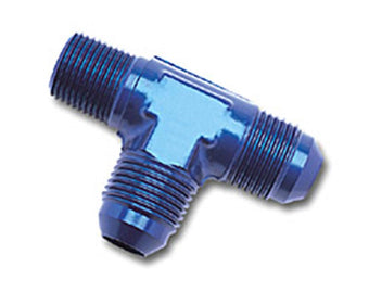 compare product Russell Performance -6 AN to 1/4in NPT Flare to Pipe Tee On Run Fitting