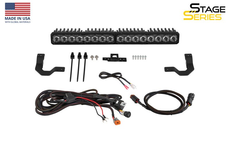 Diode Dynamics 2024 - 2026 Toyota Tacoma TRD Grille Lightbar SS20 Sport White Combo 6000K - My Store