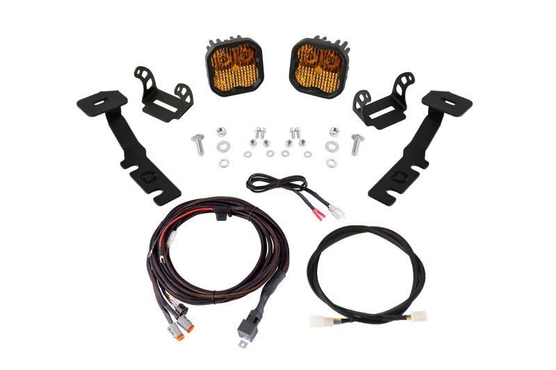 Diode Dynamics 19 - 25 Toyota RAV4 SS3 LED Ditch Light Kit - Pro Yellow Combo - My Store