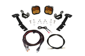 compare product Diode Dynamics 19-25 Toyota RAV4 SS3 LED Ditch Light Kit - Pro Yellow Combo