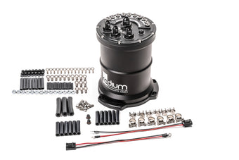 compare product Radium Multi-Pump Fuel Surge Tank Fits Walbro GSS342 / AEM 50-1200 / DW4 (Pumps Not Included)
