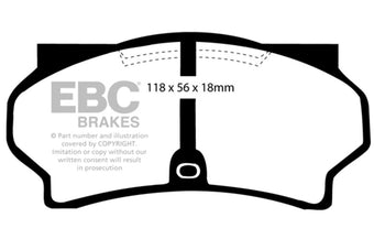 compare product EBC 11-16 BMW Z4 E89 Ultimax Front Brake Pads