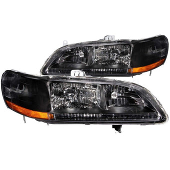 compare product ANZO 1998-2002 Honda Accord Crystal Headlights Black