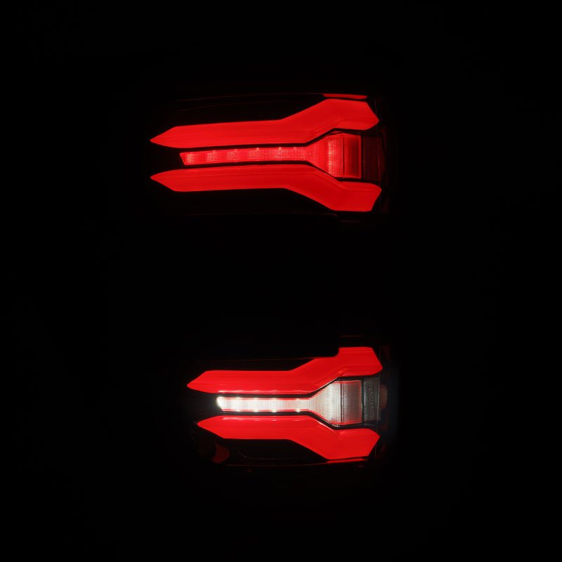 AlphaRex 21 - 23 Ford F - 150 LUXX LED Taillights - Black Red w/ BLIS - My Store