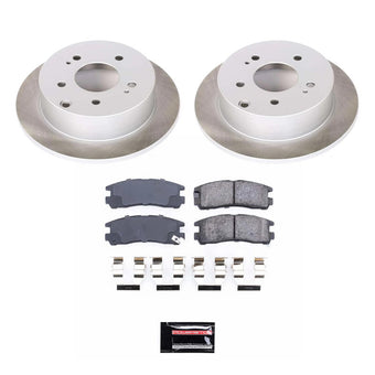 compare product Power Stop 04-12 Mitsubishi Galant Rear Semi-Coated Rotor Kit