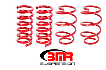 compare product BMR 15-17 S550 Mustang Performance Version Lowering Springs (Set Of 4) - Red