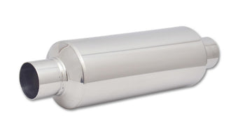 compare product Vibrant SS Resonator (Standard Design) 2.5in inlet/outlet x 18in long w/ 5in OD resonator body