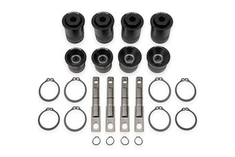 compare product BMR 14-19 Chevrolet Corvette C7 Rear Upper & Lower Control Arm Bearing Kit - Black Anodized