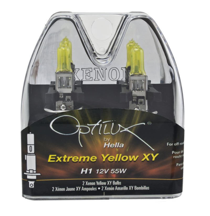 Hella Optilux H1 12V/55W XY Yellow Bulb - My Store