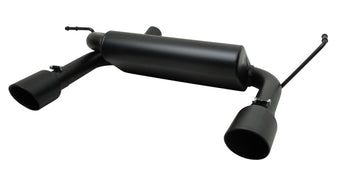 compare product Gibson 07-17 Jeep Wrangler JK Rubicon 3.8L 2.5in Cat-Back Dual Split Exhaust - Black Elite (Ceramic)