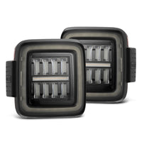 AlphaRex 18 - 23 Jeep Wrangler JL NOVA Prismatic LED Taillights Alpha - Black - My Store