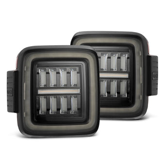compare product AlphaRex 18-23 Jeep Wrangler JL NOVA Prismatic LED Taillights Alpha-Black
