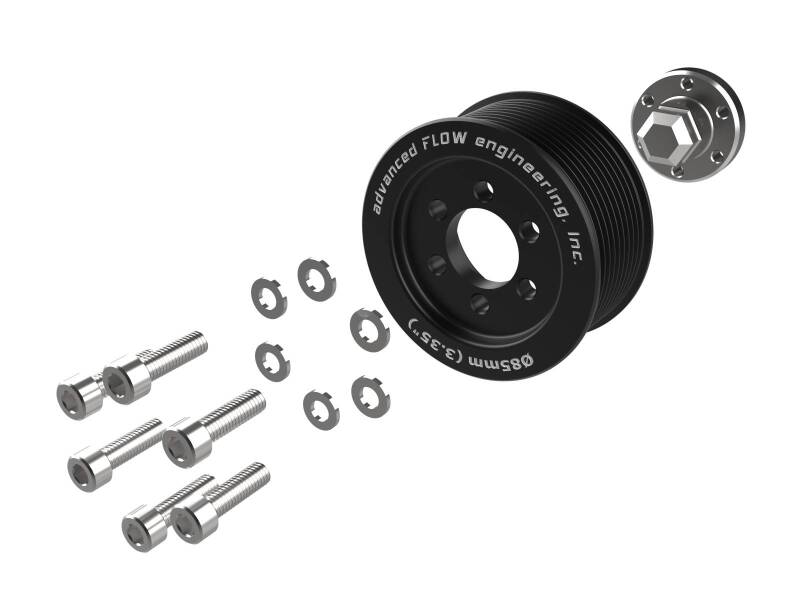 aFe 15 - 23 Dodge Challenger / 15 - 23 Dodge Charger SRT Hellcat 3.35in Supercharger Power Pulley Kit - My Store