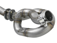 aFe POWER Twisted Steel Y - Pipe w/ Loop Relocation Pipe 12 - 18 Jeep Wrangler (JK) V6 3.6L - My Store