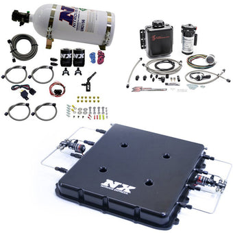 compare product Nitrous Express Nitrous & Water Injection Kit w/Billet LT4 Supercharger Lid w/10lb Bottle