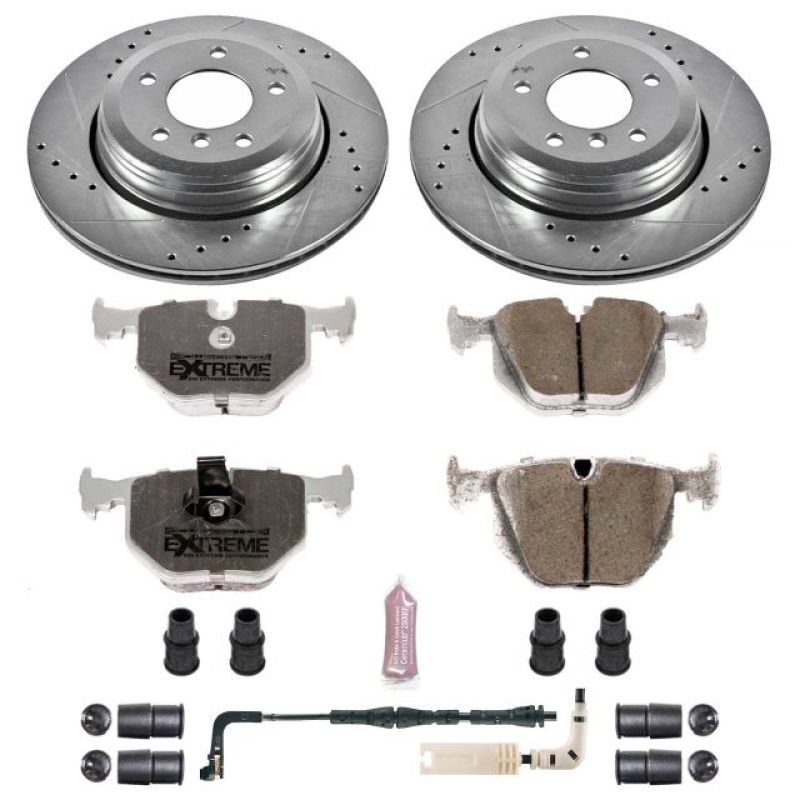 Power Stop 04 - 07 BMW 525i Rear Z26 Street Warrior Brake Kit - My Store