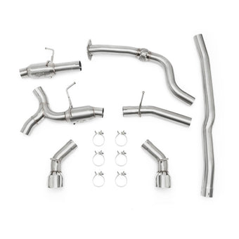 compare product Mishimoto 2016+ Chevrolet Camaro 2.0T Dual Polished Tip Cat-Back Exhaust