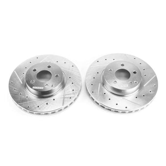 compare product Power Stop 2014 Mercedes-Benz C300 Front Evolution Drilled & Slotted Rotors - Pair