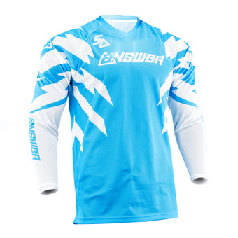 compare product Answer 26 LE Syncron Rizz Vented Jersey Cyan/White/Black - XL