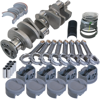 compare product Eagle Pontiac 400 4.250in Crank 6.800in I-Beam Rods -22cc 4.155in Pistons Rotating Assembly