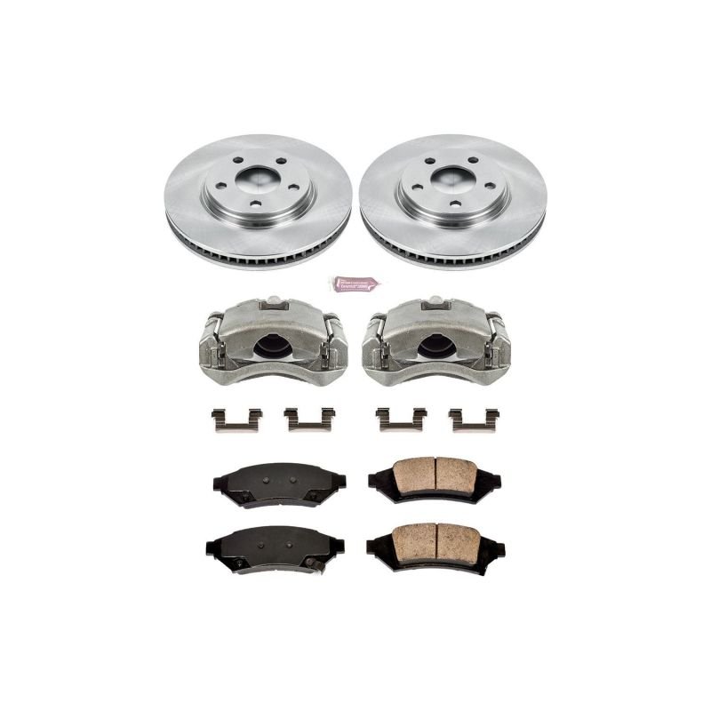 Power Stop 2004 Pontiac Grand Prix Front Autospecialty Brake Kit w/Calipers - My Store