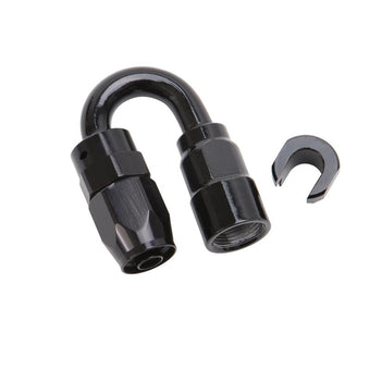 compare product Russell Performance 5/16in SAE Quick Disc Female to -6 Hose Black 180 Degree Hose End