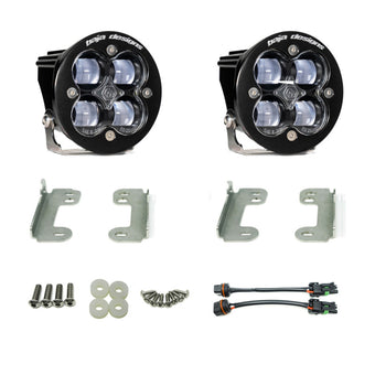 compare product Baja Designs 18-20 Jeep Wrangler JL Sahara Fog Squadron Sport Fog Pocket Kit - Clear