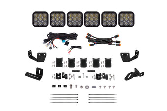compare product Diode Dynamics Prinsu/Sherpa Roof Racks- SS5 6-Pod CrossLink Mounting Kit - Pro White Driving