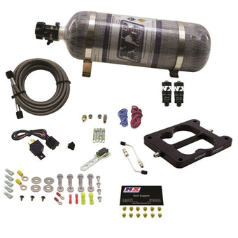 compare product Nitrous Express Q-Jet/Holley Spread Bore Hitman Plus Nitrous Kit w/Composite Bottle
