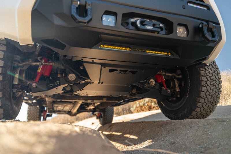 DV8 24 - 25 Toyota Tacoma & Land Cruiser Rear Belly Skid Plate - My Store