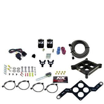 compare product Nitrous Express 4150 Single Entry Billet Crossbar Nitrous Plate Kit (50-300HP) w/o Bottle