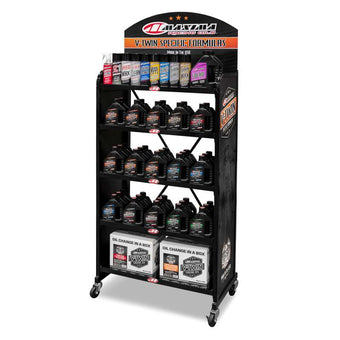 compare product Maxima V-Twin Floor Display Large Metal Shelf