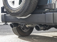 aFe Rebel Series 2.5in 409 SS Cat - Back Exhaust w/ Black Tips 2007+ Jeep Wrangler (JK) V6 3.6L/3.8L - My Store