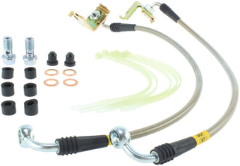 compare product StopTech 03-08 Dodge Viper Stainless Steel Front Brake Line Kit