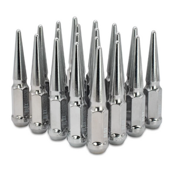 compare product BLOX Racing Spike Forged Lug Nuts - Chrome 12 x 1.25mm - Set of 20