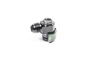 compare product Radium V2 Quick Connect 19mm Male to 10AN Male 90 Degree