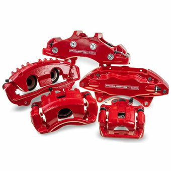 compare product Power Stop 10-14 Subaru Outback Rear Red Caliper (Pair)