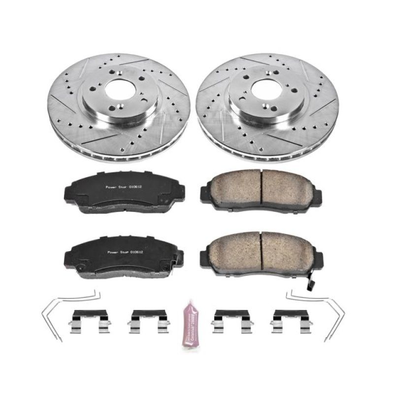 Power Stop 11 - 14 Acura TSX Front Z23 Evolution Sport Brake Kit - My Store